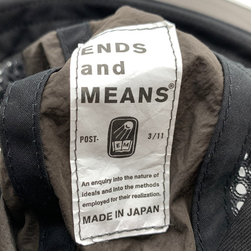【中古品】【メンズ】 ENDS AND MEANS エンズアンドミーンズ CAP キャップ 帽子 カラーブラウン 185-260825-ky-01-fuzh 万代Net店