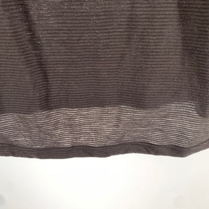 【中古品】【メンズ】 STATIC スタティック 長袖Tシャツ カラー ブラウン ボーダー柄 144-260825-ky-12-fuzh 万代Net店