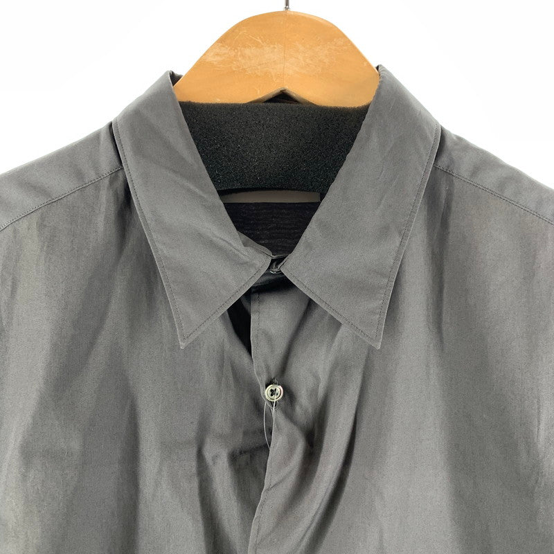 【中古品】【メンズ】 GRAPHPAPER グラフペーパー GM251-50013B OVERSIZED REGULAR COLLAR SHIRT 長袖シャツ カラー チャコールグレー サイズ1 140-260825-ky-10-fuzh 万代Net店