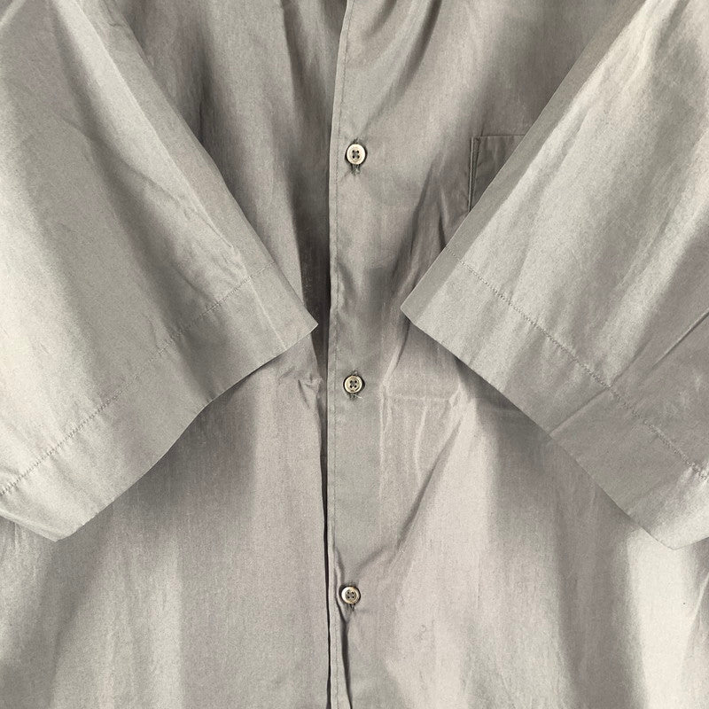 【中古品】【メンズ】 GRAPHPAPER グラフペーパー GM251-50013B OVERSIZED REGULAR COLLAR SHIRT 長袖シャツ カラー チャコールグレー サイズ1 140-260825-ky-10-fuzh 万代Net店
