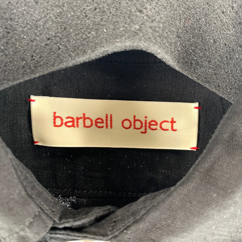 【中古品】【メンズ】 BARBELL OBJECT バーベルオブジェクト BO-06S03 長袖シャツ カラーブラック サイズ1 140-260825-ky-09-fuzh 万代Net店