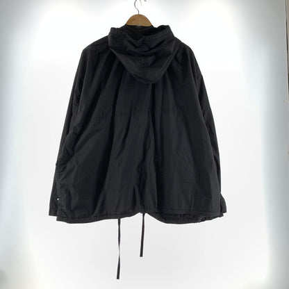 【中古品】【メンズ】 ANCELLM アンセルム ANC-SH91 HOODED FIELD SHIRT JACKET カラーブラック サイズ2 140-260825-ky-04-fuzh 万代Net店
