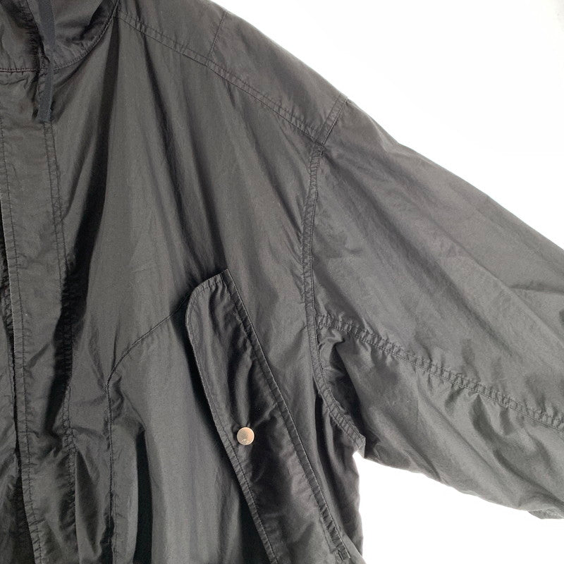 【中古品】【メンズ】 ANCELLM アンセルム ANC-SH91 HOODED FIELD SHIRT JACKET カラーブラック サイズ2 140-260825-ky-04-fuzh 万代Net店