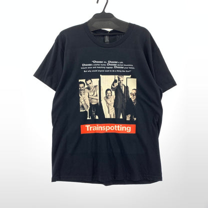 【中古品】【メンズ】 GILDAN MOVIE T-SHIRT Tシャツ カラーBLACK SIZE:XL トレインスポッティング 147-260925-ky-13-fuzh 万代Net店