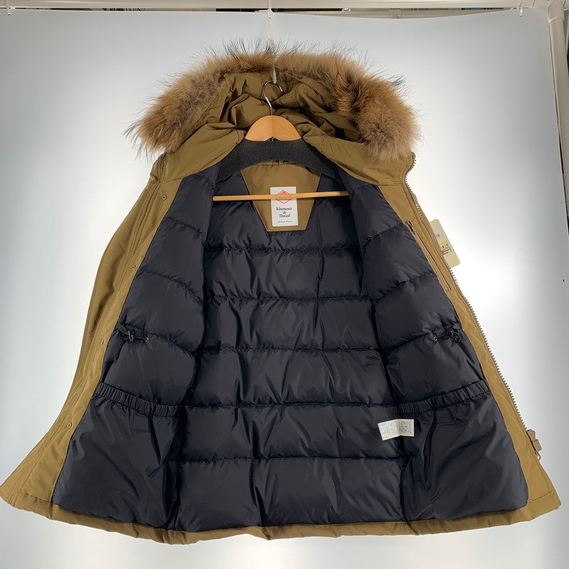 【中古品】【レディース】 DANTON ダントン ダウンジャケット BEIGE 38サイズ アウター 上着 ジャケット ※汚れ・毛玉あり 169-260830-io-06-fuzh カラー：ベージュ 万代Net店
