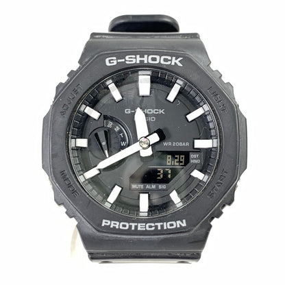 【中古品】【メンズ】 G-SHOCK ジーショック GA-2100 時計 時計 BLACK 箱付属 ※スレ・汚れあり 196-260829-io-12-fuzh カラー：ブラック 万代Net店