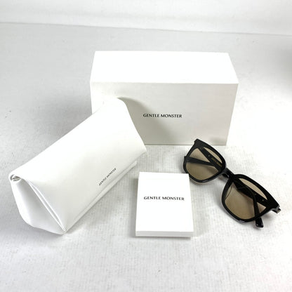 【中古品】【メンズ】 GENTLE MONSTER ジェントルモンスター LILIT SUNGLASSES サングラス BLACK ケース・箱付属 ※歪みあり 203-260829-io-27-fuzh カラー：ブラック 万代Net店