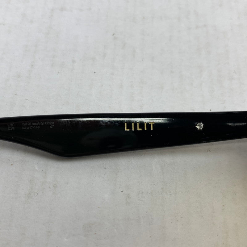 【中古品】【メンズ】 GENTLE MONSTER ジェントルモンスター LILIT SUNGLASSES サングラス BLACK ケース・箱付属 ※歪みあり 203-260829-io-27-fuzh カラー：ブラック 万代Net店