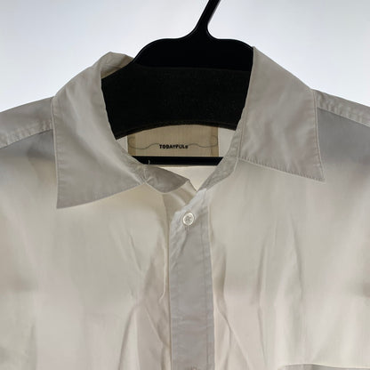 【中古品】【メンズ】 TODAYFUL トゥデイフル 長袖シャツ カラーホワイト サイズF 170-260825-ky-14-fuzh 万代Net店