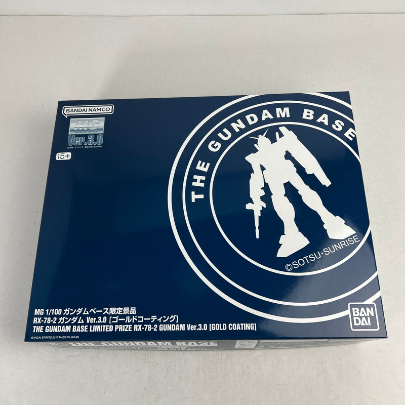 【中古美品】 1/100 MG RX-78-2 ガンダム Ver.3.0 ゴールドコーティング 「機動戦士ガンダム」 ガンダムベース限定景品 ガンプラ プラモデル 058-260831-ky-58-fuzh 万代Net店
