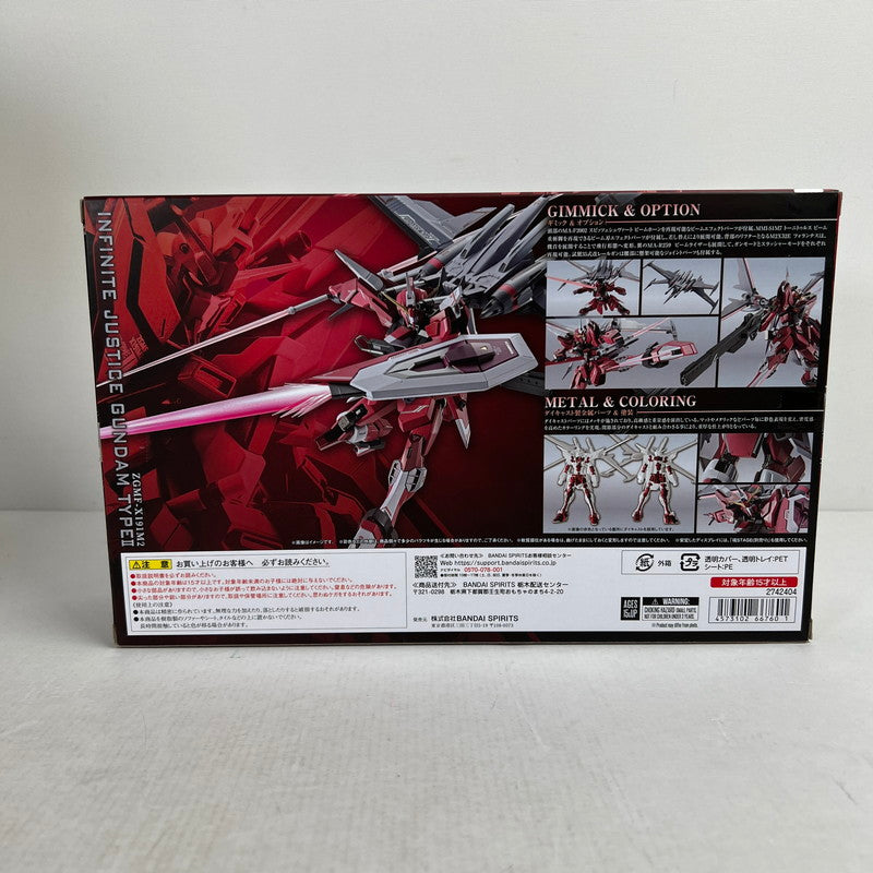 【中古品】 開封品 METAL ROBOT魂 インフィニットジャスティスガンダム弐式 台座キズあり 056-260831-ky-48-fuzh 万代Net店