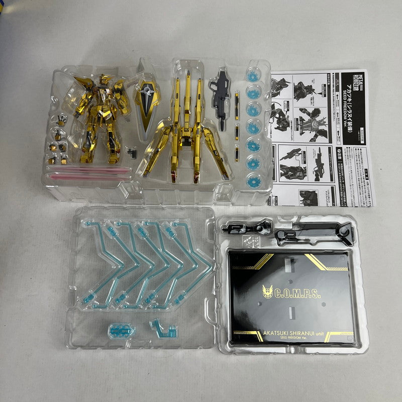 【中古品】 開封品 METAL ROBOT魂 アカツキ(シラヌイ装備)SEED FREEDOM Ver. 台座キズあり 058-260831-ky-47-fuzh 万代Net店