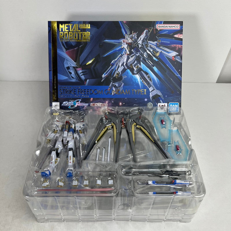 【中古品】 開封品 METAL ROBOT魂 ストライクフリーダムガンダム弐式 台座キズあり フィギュア 056-260831-ky-46-fuzh 万代Net店