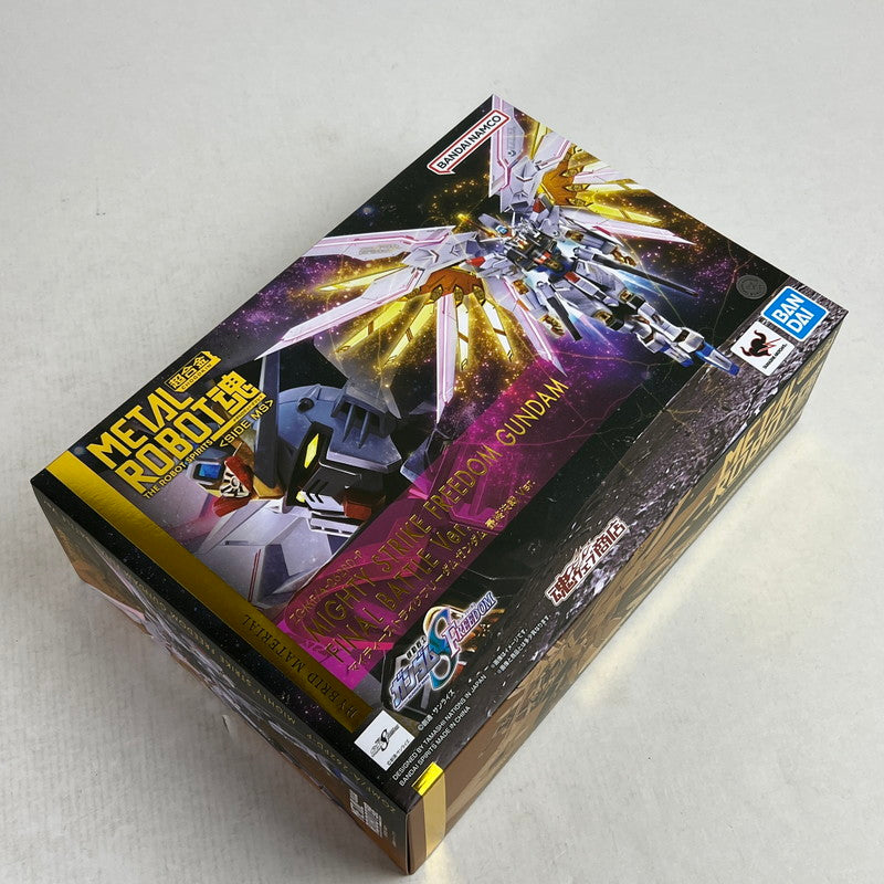 【中古品】 開封品 METAL ROBOT魂 マイティーストライクフリーダムガンダム 最終決戦ver. 台座キズあり フィギュア 056-260831-ky-45-fuzh 万代Net店