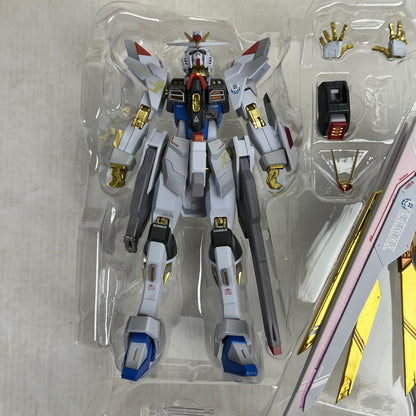 【中古品】 開封品 METAL ROBOT魂 マイティーストライクフリーダムガンダム 最終決戦ver. 台座キズあり フィギュア 056-260831-ky-45-fuzh 万代Net店
