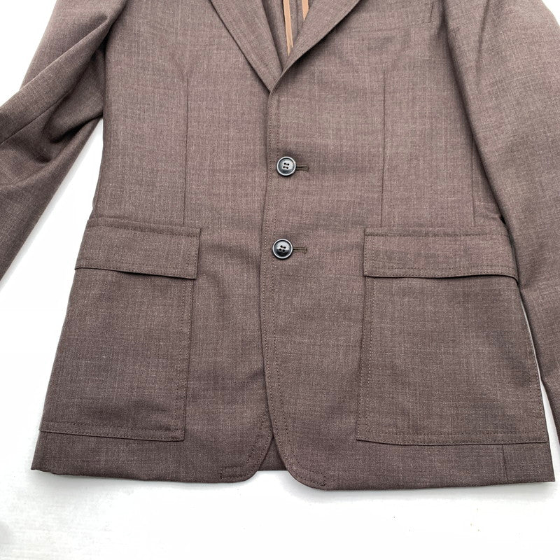 【中古品】【メンズ】 VAINL ARCHIVE ヴァイナルアーカイブ セットアップ 上下 セット BROWN Sサイズ 140-260830-io-57-fuzh カラー：ブラウン 万代Net店