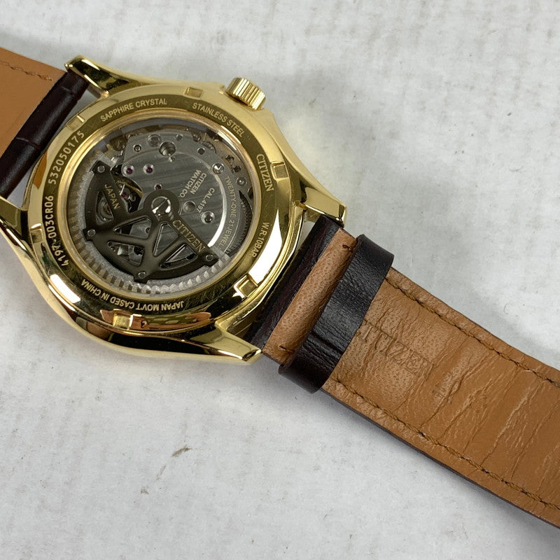 【中古品】【メンズ】 CITIZEN シチズン 4197-003CR06 自動巻き腕時計 時計 箱付属 ※フェイスに汚れ・使用感あり 197-260829-io-11-fuzh 万代Net店