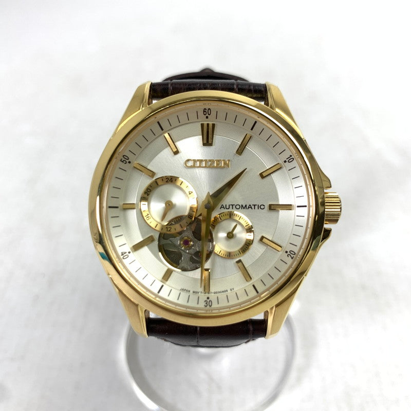 【中古品】【メンズ】 CITIZEN シチズン 4197-003CR06 自動巻き腕時計 時計 箱付属 ※フェイスに汚れ・使用感あり 197-260829-io-11-fuzh 万代Net店