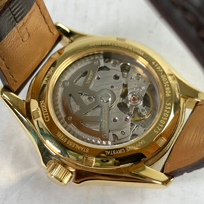【中古品】【メンズ】 CITIZEN シチズン 4197-003CR06 自動巻き腕時計 時計 箱付属 ※フェイスに汚れ・使用感あり 197-260829-io-11-fuzh 万代Net店