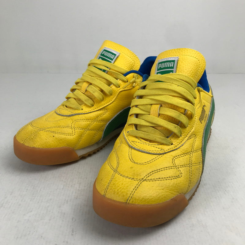 【中古品】【メンズ】 PUMA プーマ ローマ アニバーサリー スニーカー 靴 163-260930-mh-14-fuzh サイズ：27.5cm カラー：イエロー 万代Net店