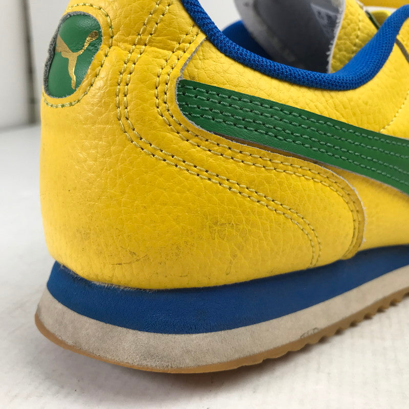 【中古品】【メンズ】 PUMA プーマ ローマ アニバーサリー スニーカー 靴 163-260930-mh-14-fuzh サイズ：27.5cm カラー：イエロー 万代Net店