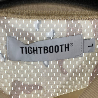【中古品】【メンズ】 TIGHTBOOTH タイトブース FOOTBALL SHIRT フットボールシャツ CAMO カモフラージュ 迷彩柄 Lサイズ ※ほつれ・傷跡あり 142-260830-io-10-fuzh 万代Net店