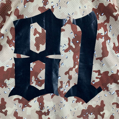 【中古品】【メンズ】 TIGHTBOOTH タイトブース FOOTBALL SHIRT フットボールシャツ CAMO カモフラージュ 迷彩柄 Lサイズ ※ほつれ・傷跡あり 142-260830-io-10-fuzh 万代Net店