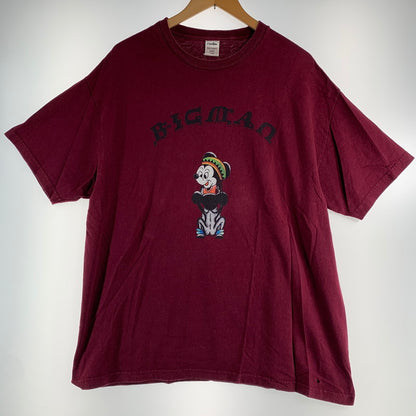 【中古品】【メンズ】 EXODUS×MICKEY MOUSE エクソダス ミッキーマウス 半袖Tシャツ RED XLサイズ ※穴あり 142-260830-io-11-fuzh カラー：レッド 万代Net店