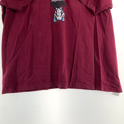 【中古品】【メンズ】 EXODUS×MICKEY MOUSE エクソダス ミッキーマウス 半袖Tシャツ RED XLサイズ ※穴あり 142-260830-io-11-fuzh カラー：レッド 万代Net店
