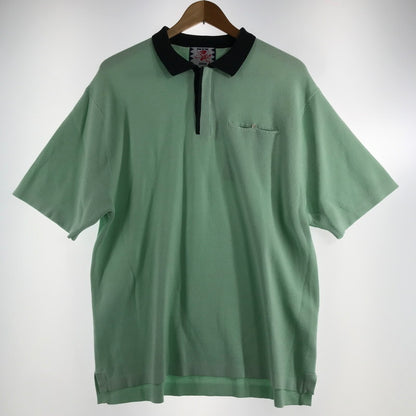 【中古品】【メンズ】 SON OF THE CHEESE サノバチーズ CLERIC POLO クレリックポロシャツ GREEN Lサイズ ※ほつれ・汚れあり 140-260830-io-42-fuzh カラー：グリーン 万代Net店