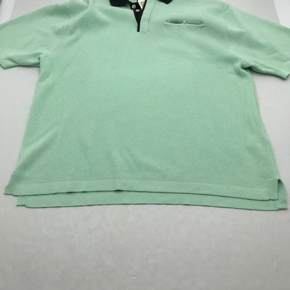 【中古品】【メンズ】 SON OF THE CHEESE サノバチーズ CLERIC POLO クレリックポロシャツ GREEN Lサイズ ※ほつれ・汚れあり 140-260830-io-42-fuzh カラー：グリーン 万代Net店
