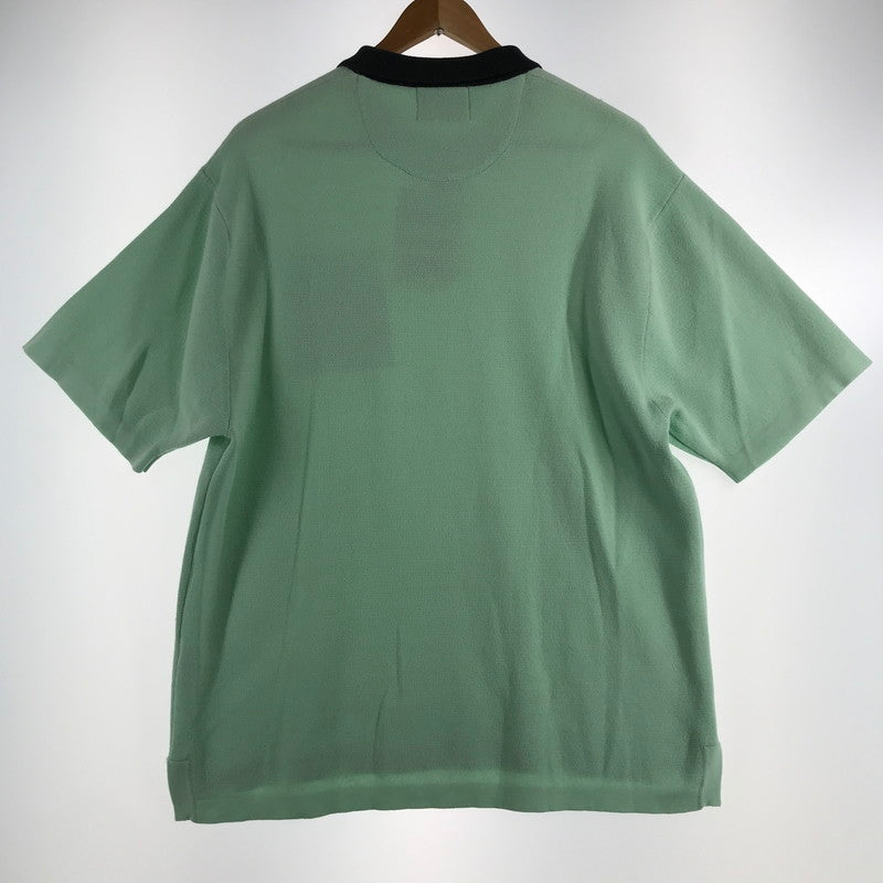 【中古品】【メンズ】 SON OF THE CHEESE サノバチーズ CLERIC POLO クレリックポロシャツ GREEN Lサイズ ※ほつれ・汚れあり 140-260830-io-42-fuzh カラー：グリーン 万代Net店