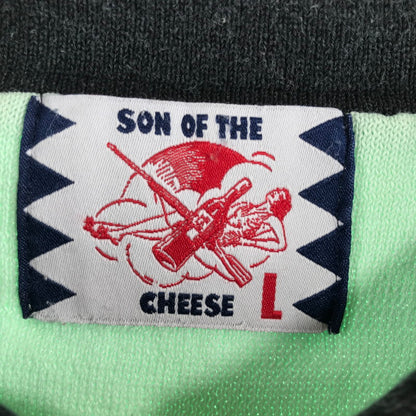 【中古品】【メンズ】 SON OF THE CHEESE サノバチーズ CLERIC POLO クレリックポロシャツ GREEN Lサイズ ※ほつれ・汚れあり 140-260830-io-42-fuzh カラー：グリーン 万代Net店