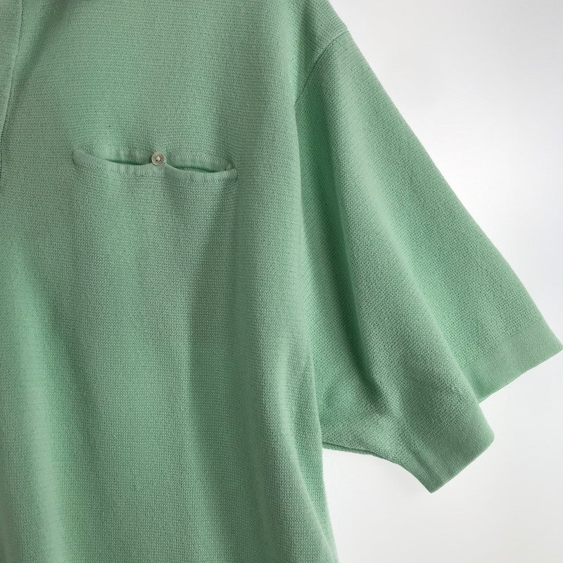 【中古品】【メンズ】 SON OF THE CHEESE サノバチーズ CLERIC POLO クレリックポロシャツ GREEN Lサイズ ※ほつれ・汚れあり 140-260830-io-42-fuzh カラー：グリーン 万代Net店