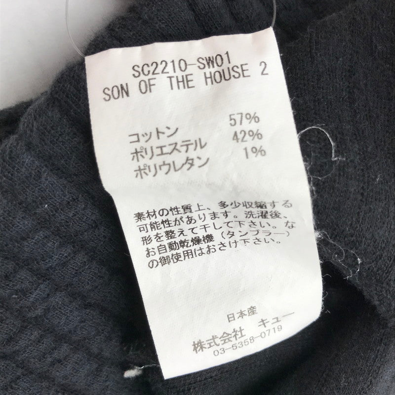 【中古品】【メンズ】 SON OF THE CHEESE サノバチーズ プルオーバーパーカー BLACK Lサイズ ※使用感あり 140-260830-io-43-fuzh カラー：ブラック 万代Net店