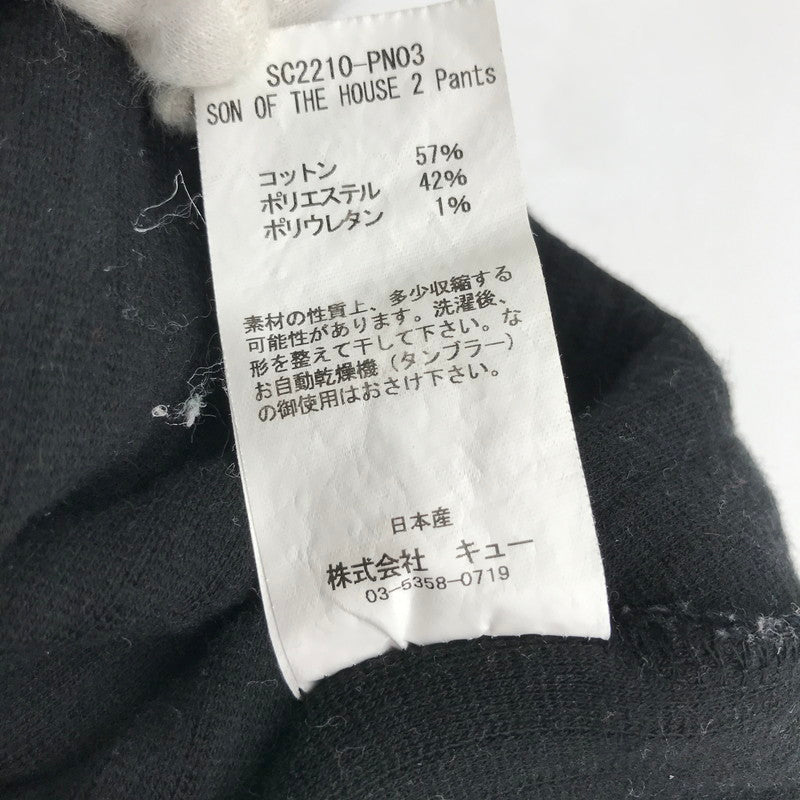 【中古品】【メンズ】 SON OF THE CHEESE サノバチーズ パンツ BLACK Lサイズ ※使用感あり 151-260830-io-44-fuzh カラー：ブラック 万代Net店