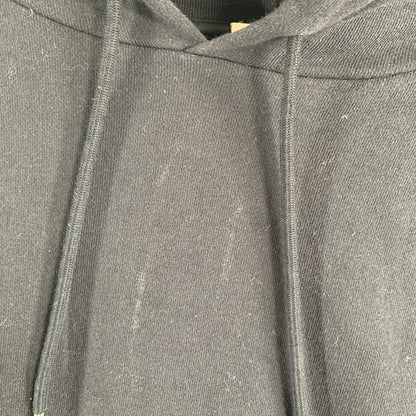 【中古品】【メンズ】 CELINE セリーヌ 2Y006917G バックロゴプリントフーディ パーカー BLACK Sサイズ ※使用感・シミあり 141-260830-io-09-fuzh カラー：ブラック 万代Net店