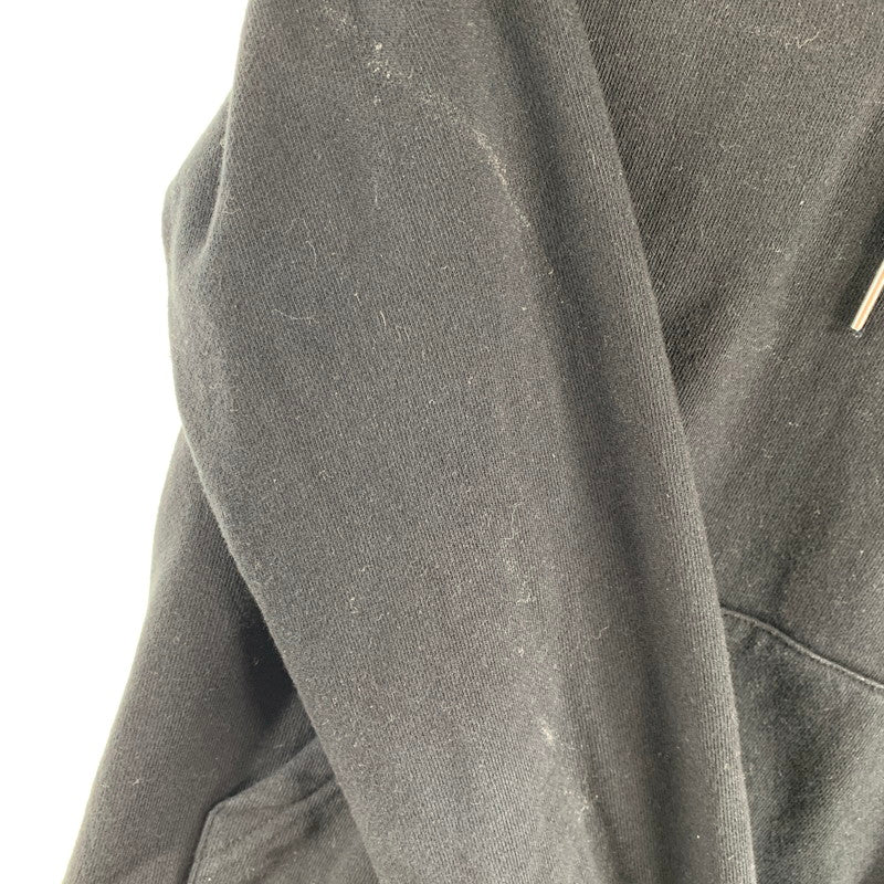 【中古品】【メンズ】 CELINE セリーヌ 2Y006917G バックロゴプリントフーディ パーカー BLACK Sサイズ ※使用感・シミあり 141-260830-io-09-fuzh カラー：ブラック 万代Net店