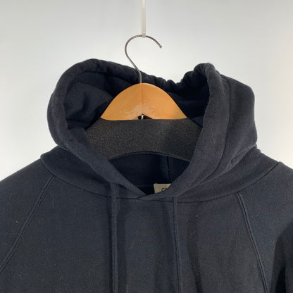 【中古品】【メンズ】 CELINE セリーヌ 2Y006917G バックロゴプリントフーディ パーカー BLACK Sサイズ ※使用感・シミあり 141-260830-io-09-fuzh カラー：ブラック 万代Net店