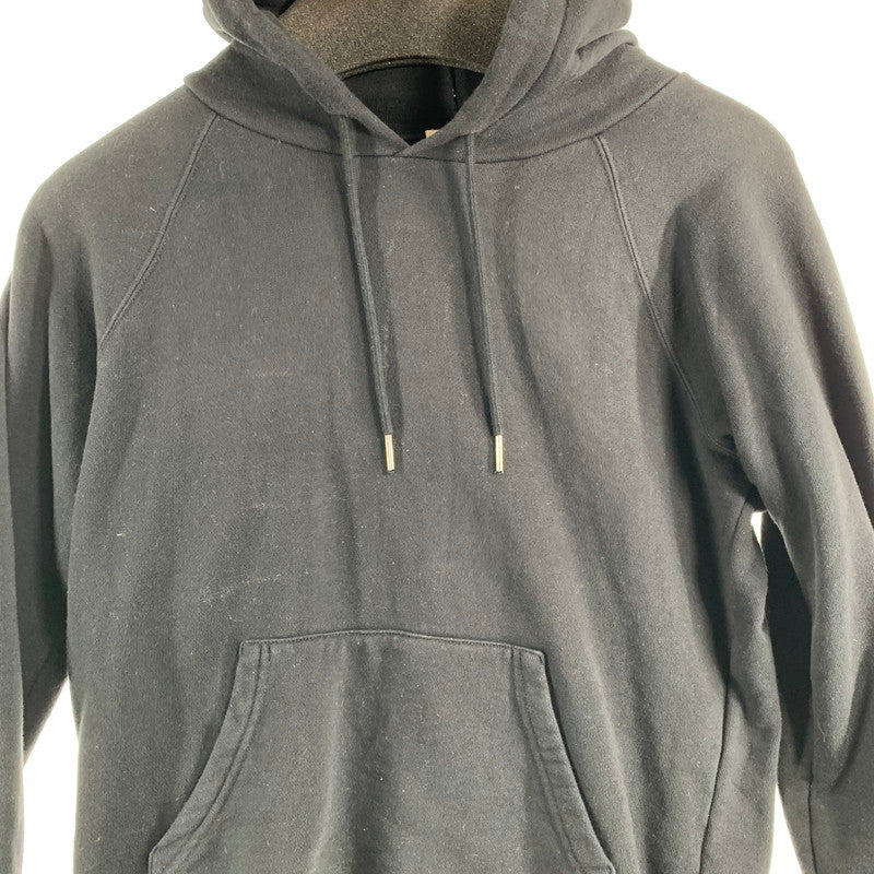 【中古品】【メンズ】 CELINE セリーヌ 2Y006917G バックロゴプリントフーディ パーカー BLACK Sサイズ ※使用感・シミあり 141-260830-io-09-fuzh カラー：ブラック 万代Net店