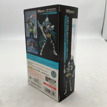 【中古品】 未開封 仮面ライダーエグゼイド S.H.Figuarts 仮面ライダーブレイブ クエストゲーマーレベル2 平成ジェネレーションズエディション フィギュア ※箱破れ 044-260909-io-45-fuzh 万代Net店