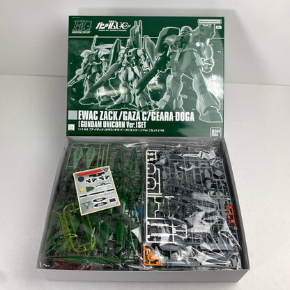 【中古美品】 内装未開封 1/144 HGUC アイザック ガザC ギラ・ドーガ(ユニコーンVer.) 3機セット 「機動戦士ガンダムUC」 プレミアムバンダイ限定 [5067252] ガンプラ プラモデル 058-260905-io-21-fuzh 万代Net店
