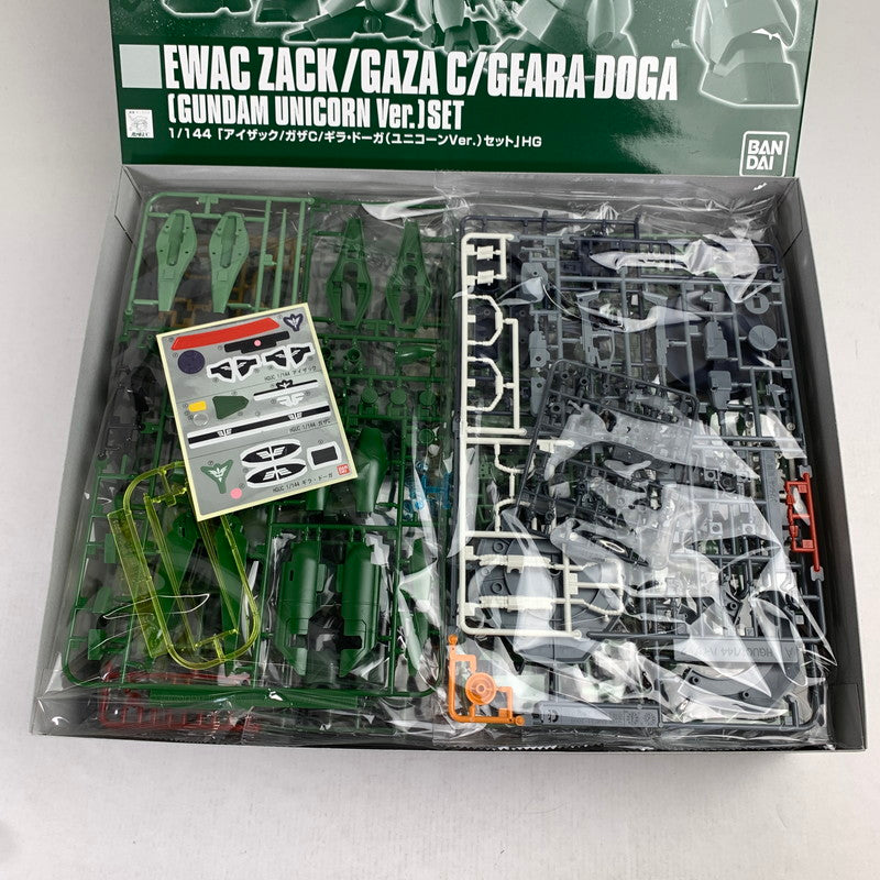 【中古美品】 内装未開封 1/144 HGUC アイザック ガザC ギラ・ドーガ(ユニコーンVer.) 3機セット 「機動戦士ガンダムUC」 プレミアムバンダイ限定 [5067252] ガンプラ プラモデル 058-260905-io-21-fuzh 万代Net店