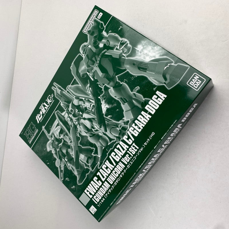 【中古美品】 内装未開封 1/144 HGUC アイザック ガザC ギラ・ドーガ(ユニコーンVer.) 3機セット 「機動戦士ガンダムUC」 プレミアムバンダイ限定 [5067252] ガンプラ プラモデル 058-260905-io-21-fuzh 万代Net店