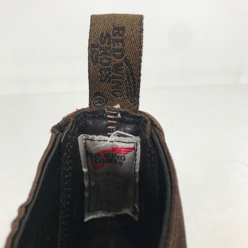 【中古品】【メンズ】 REDWING レッドウィング 3190 CLASSIC CHELSEA クラシック チェルシー ブーツ BROWN UK6.5 靴 ※パンチ有(B級)・使用感あり・本体のみ 164-260829-io-14-fuzh カラー：ブラウン 万代Net店