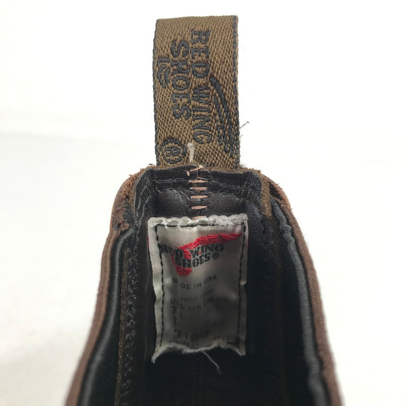 【中古品】【メンズ】 REDWING レッドウィング 3190 CLASSIC CHELSEA クラシック チェルシー ブーツ BROWN UK6.5 靴 ※パンチ有(B級)・使用感あり・本体のみ 164-260829-io-14-fuzh カラー：ブラウン 万代Net店