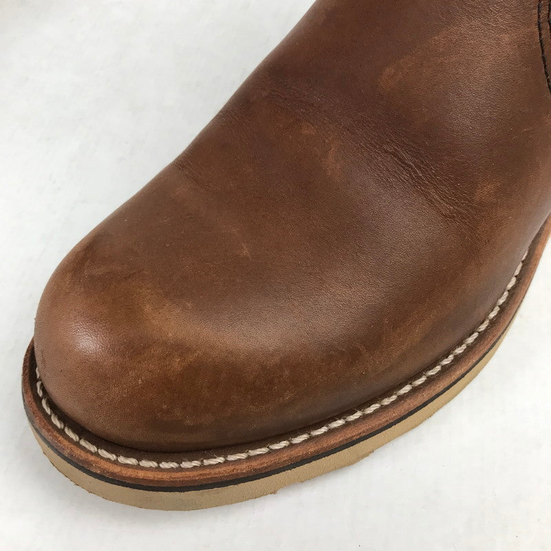 【中古品】【メンズ】 REDWING レッドウィング 3190 CLASSIC CHELSEA クラシック チェルシー ブーツ BROWN UK6.5 靴 ※パンチ有(B級)・使用感あり・本体のみ 164-260829-io-14-fuzh カラー：ブラウン 万代Net店