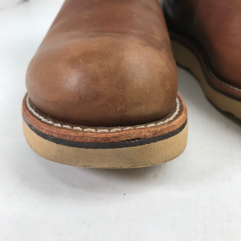 【中古品】【メンズ】 REDWING レッドウィング 3190 CLASSIC CHELSEA クラシック チェルシー ブーツ BROWN UK6.5 靴 ※パンチ有(B級)・使用感あり・本体のみ 164-260829-io-14-fuzh カラー：ブラウン 万代Net店