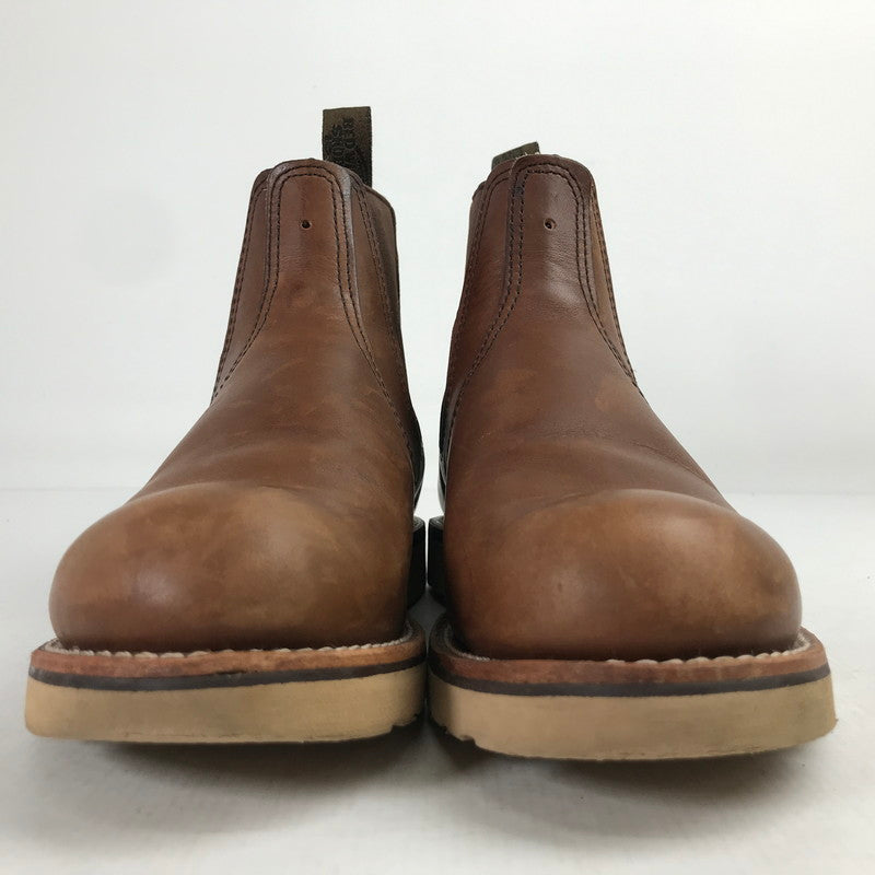【中古品】【メンズ】 REDWING レッドウィング 3190 CLASSIC CHELSEA クラシック チェルシー ブーツ BROWN UK6.5 靴 ※パンチ有(B級)・使用感あり・本体のみ 164-260829-io-14-fuzh カラー：ブラウン 万代Net店