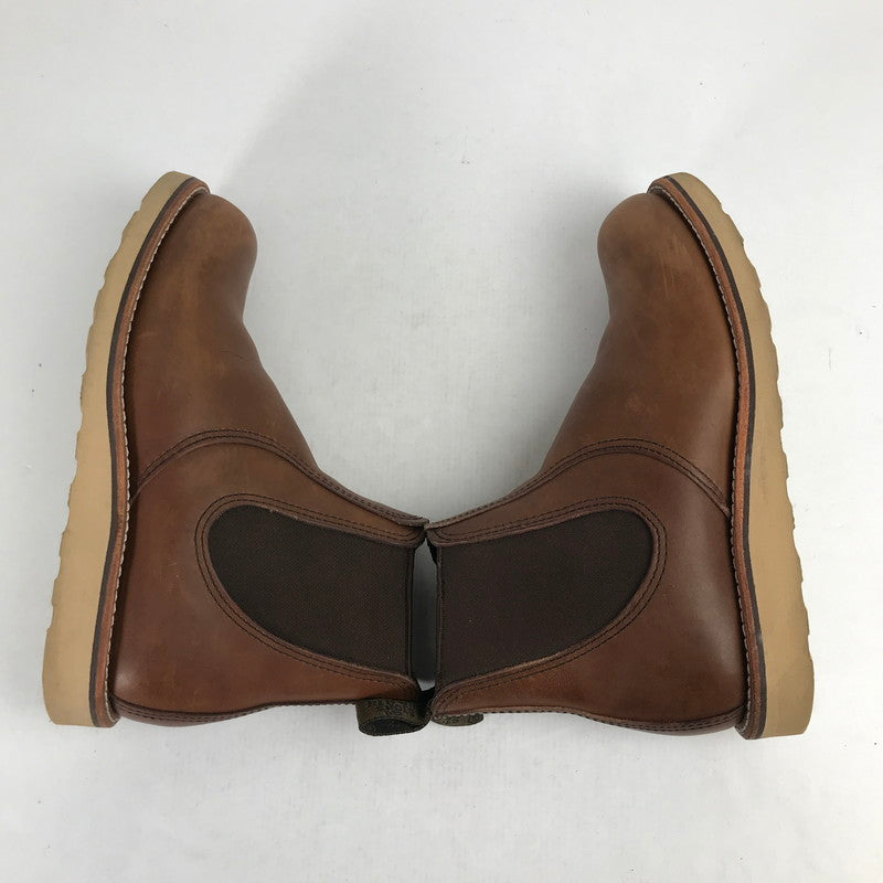 【中古品】【メンズ】 REDWING レッドウィング 3190 CLASSIC CHELSEA クラシック チェルシー ブーツ BROWN UK6.5 靴 ※パンチ有(B級)・使用感あり・本体のみ 164-260829-io-14-fuzh カラー：ブラウン 万代Net店